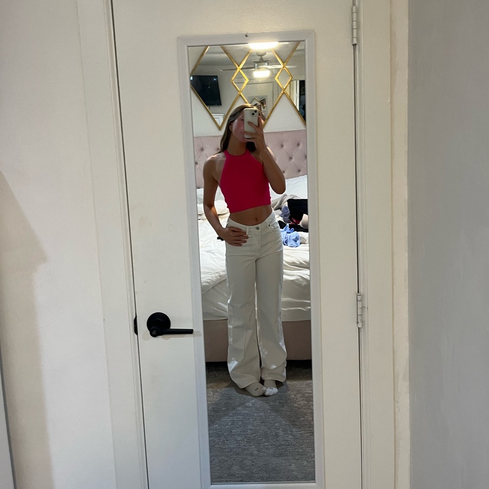 Aerie Pink Crop Top